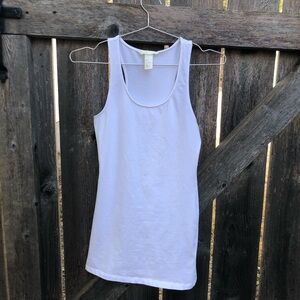 Never worn H&M Basic bodycon white dress